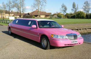 pink limo hire peterborough