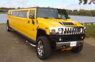 yellow limo hummer peterborough